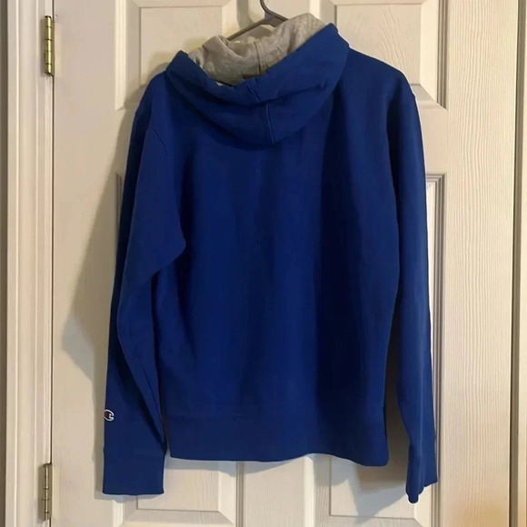 Champion Hoodie Sweatshirt, Blue - Size Small - Picture 5 of 6